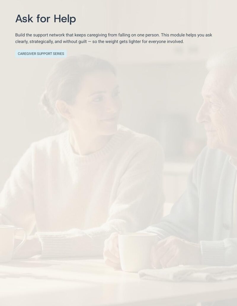 Ask for Help — sample page 1