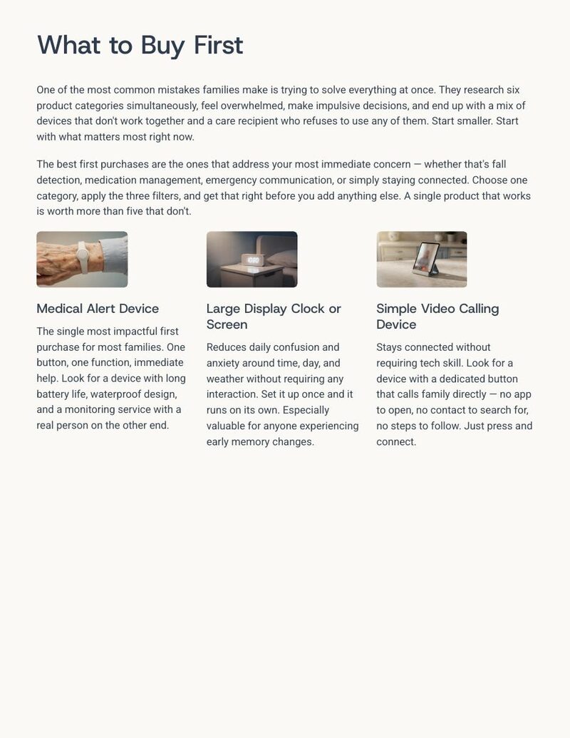 The Smart Home Shopping Guide — sample page 2